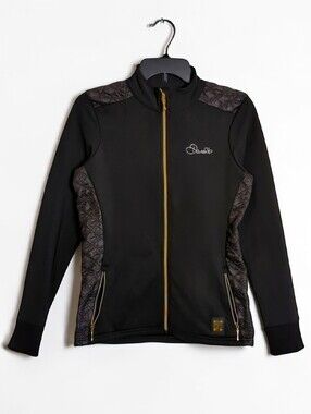 DARE 2b Entwine Core Stretch Black Full Zip Track Jacket Size 8